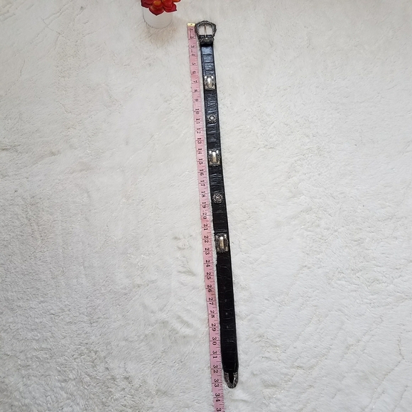 Brighton 1993 Vintage Croc Embossed Belt - Picture 2 of 9